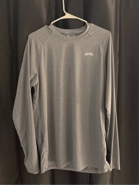 AYBL Men's Long-Sleeve Athletic Top - Charcoal Gray